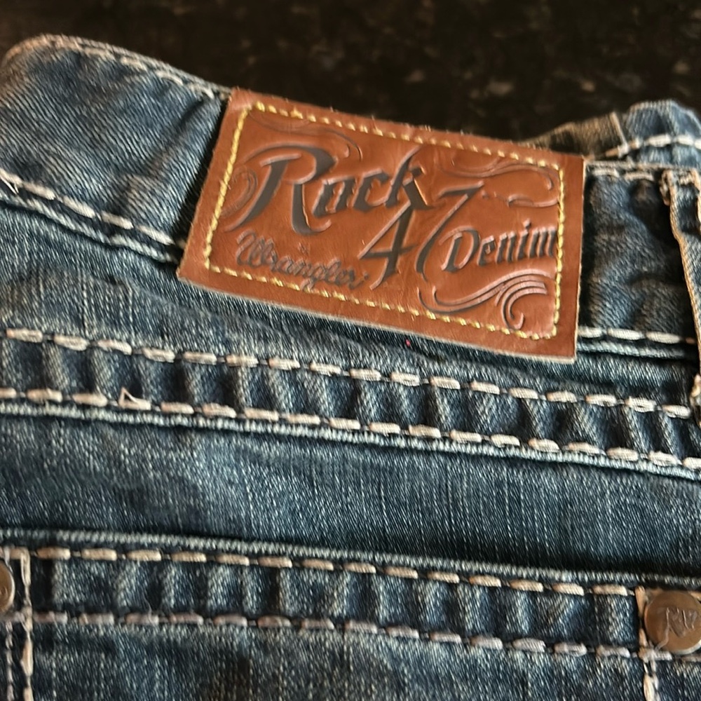 Men’s Wrangler Rock 47 relaxed bootcut jeans